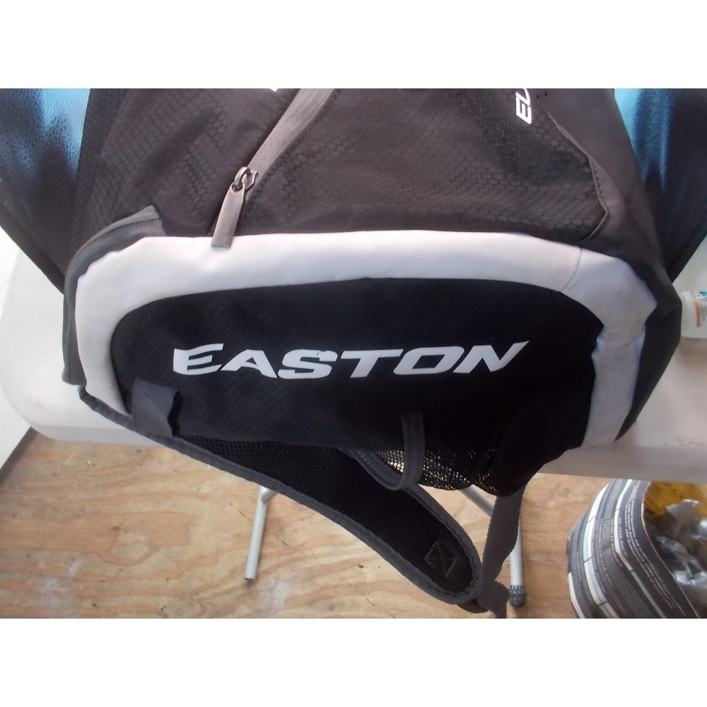 Easton Elite Football/Soccer Equipment Backpack Black White Bag